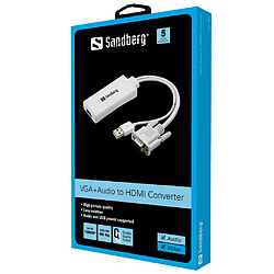 Sandberg VGA+Audio to HDMI Converter