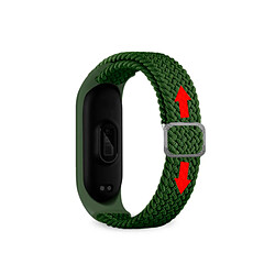 Avis PHONECARE Bracelet Braided NylonSense Avec Boucle Ajustable pour Xiaomi Mi Band 5 - Noir