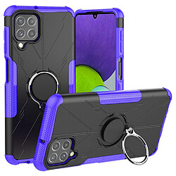 Coque en TPU anti-chute, antichoc avec béquille pour votre Samsung Galaxy A22 4G (EU Version) - violet