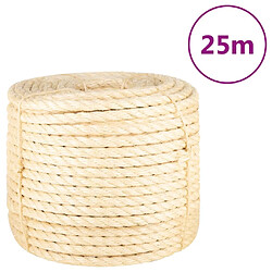 vidaXL Corde 100 % sisal 14 mm 25 m