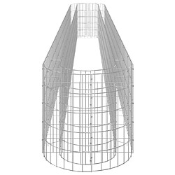 Acheter vidaXL Lit surélevé à gabion Fer galvanisé 470x50x50 cm