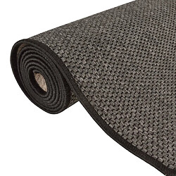 Acheter vidaXL Tapis de couloir aspect sisal anthracite 80x200 cm