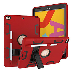 Universal Associable YH pour l'iPad 10.2 Couverture de protection des gouttes, boîtier de tablette tout compris, couverture de protection des chocs, rouge