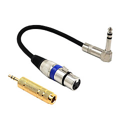 Câble audio XLR femelle à 3 broches pas cher