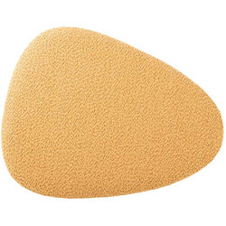 Acheter LEITMOTIV Pouf en tissu bouclette Ada Organic Large jaune ocre.