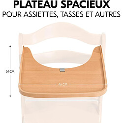 Hauck Plateau Alpha en bois Tray Charcoal