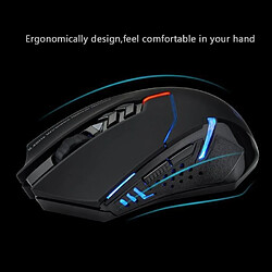 Avis 2000 DPI Souris gamer sans fil - 7 boutons réglable 2.4G