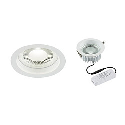 KNIGHTSBRIDGE Downlight commercial encastré COB LED 4000K, 230V 10W