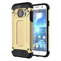 Wewoo Coque renforcée or pour Samsung Galaxy S7 / G930 Armure Tough TPU + PC Combinaison