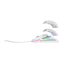 Acheter Souris Gaming Filaire - XTRFY - M42 - Ultra légere - Blanc (M42-RGB-WHITE)