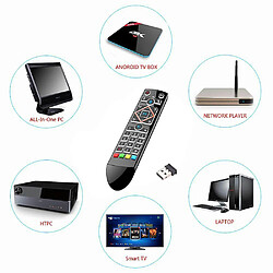 Avis Universal Q1 Air Mouse Slogan Voice Control 2.4GHz Wireless Google Microphone Infrarouge Gyroscope Détecteur Télécommande pour Smart TV Box