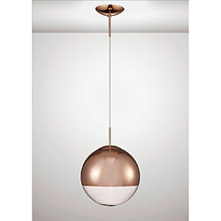 Luminaire Center Suspension Miranda Cuivre 1 ampoule 45cm