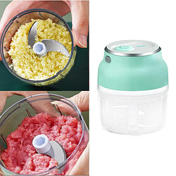 Mini Presse-ail électrique Hachoir à Viande Sans Fil Hachoir à Viande Portable 150 Ml