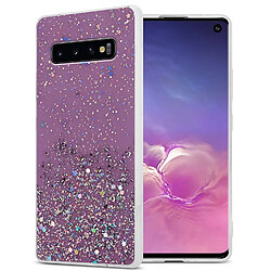 Cadorabo Etui Samsung Galaxy S10 4G en Violet Coque