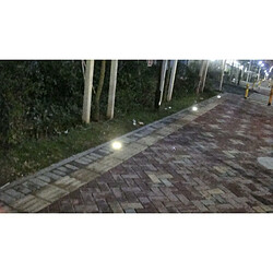 Tradex 12 led spot encastré spot de jardin blanc marchable IP68