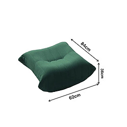 Avis SoftEva Ergonomique Togo style repose - pieds - Vert - mousse haute densité oreiller de sol pour se détendre