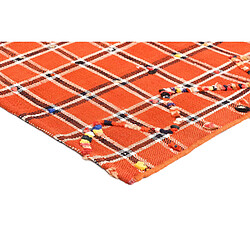 Acheter Vidal Tapis de laine 184x140 orange Jajim