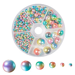 Avis 564PCS 3/4/6/8/10 / 12mm Faux ABS Perles De Nacre Pour La Fabrication De Bijoux G