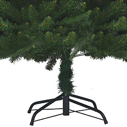 Acheter vidaXL Arbre de Noël artificiel avec LED et boules Vert 180 cm PVC PE