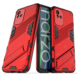 Coque en TPU anti-chocs avec béquille, rouge pour votre Realme Narzo 50i