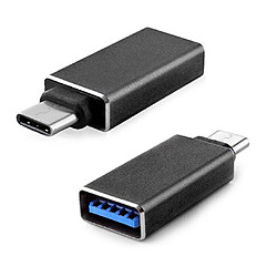 GUPBOO Adaptateur USB 3.1 USB-C Type-C vers USB 3.0 OTG,JL1720