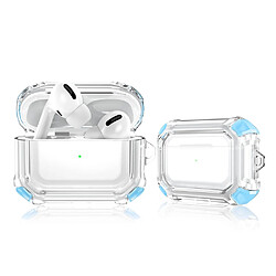 Coque en TPU anti-chute, transparent bleu ciel pour votre Apple Airpods Pro