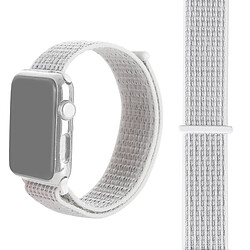 Wewoo Pour Apple Watch séries 3 et 2 et 1 Bracelet de montre en nylon Simple Fashion de 42 mm avec Magic Stick (Argent)