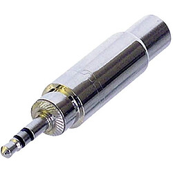 Adaptateur Rean AV NYS227 [1x Jack mâle 3.5 mm - 1x Jack femelle 6.35 mm] 0 m argent