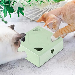 Universal Jouets pour chats automatiques Boîte interactive de taquinage pour chats Rotation aléatoire Plumes Charge USB Fournitures électroniques pour animaux de compagnie Jouets pour chats