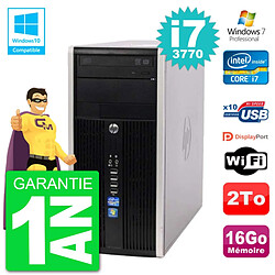 PC HP 6300 MT Intel Core i7-3770 RAM 16Go Disque 2To Graveur DVD Wifi W7 - Occasion