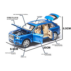 Universal Rouleau en alliage 1/24 Roiscurignan modèle de 4x4 voiture jouet moulée sous pression simulation son et lumière tirée en arrière(Bleu) pas cher