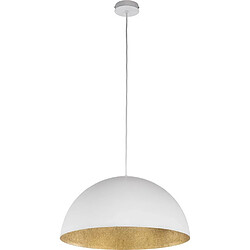 EPIKASA Suspension Tuba, Blanc, Fibre de Verre, 90x90x125 cm