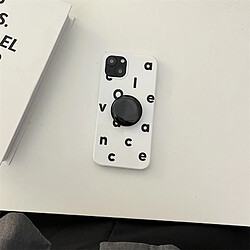 GUPBOO Étui pour iPhone11 Support de boîtier de téléphone portable simple lettres anglaises plein écran