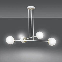 EPIKASA Suspension Ognis, Blanc, Acier, 75x100x75 cm