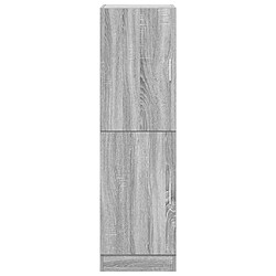 Avis vidaXL Armoire de cuisine sonoma gris 38x41,5x131,5 cm bois ingénierie