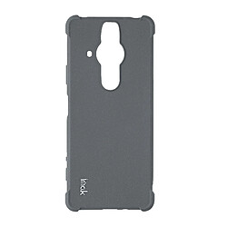 Pack Sony Xperia Pro-I Coque Bumper Film Flexible Transparent iMak gris