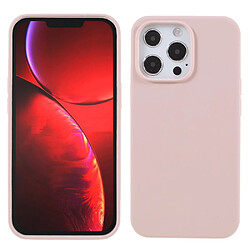 Coque en silicone, antichoc rose pour votre Apple iPhone 13 Pro Max 6.7 pouces