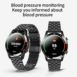 Avis Universal Smartwatch Homme Full Touch Sport Fitness Watch IP68 Imperméable Bluetooth pour IOS Smartwatch Homme | Smartwatch (Noir)