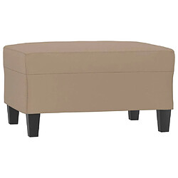 Maison Chic Repose-pied,Tabouret confortable Cappuccino 70x55x41 cm Similicuir -MN61706