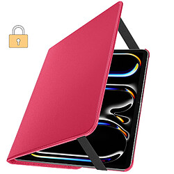 Acheter Avizar Étui Clapet pour iPad Pro 11 2024 Folio Rotatif 360 Support Stand Fuchsia