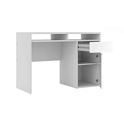 Acheter But Bureau 1 porte et 1 tiroir BEST LAK 3 Blanc laqué