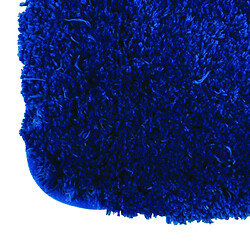 MSV Tapis de bain Microfibre 50x70cm Bleu Marine