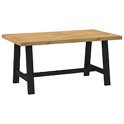 Acheter vidaXL Table à manger NOAIN pieds en forme de A 160x90x75cm massif pin