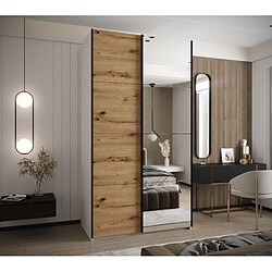 Abiks Meble Armoire à portes battantes Lux 3 245,5/130/64 2 portes