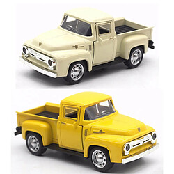 Acheter 1/32 Modèle De Voiture En Alliage Haute Simulation Camions Véhicule Moulé Sous Pression Jouet Beige