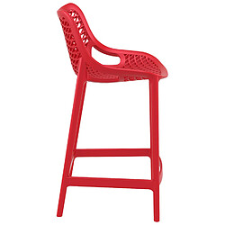 Avis Alterego Tabouret snack mi-hauteur 'BROZER MINI' rouge