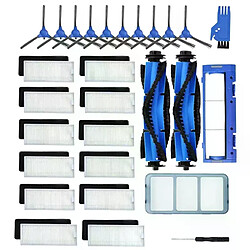 Kit d'accessoires de remplacement pour aspirateur robot Eufy RoboVac 11S 12 30C 15T 15C 35C, 12 filtres, lot de 28 pièces