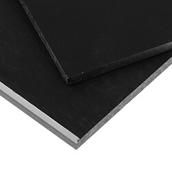 Avis 2 pcs abs feuille modèle artisanat plaque 200 * 250 * 5 mm pour diy sable table scène noir