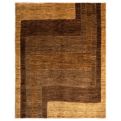 Vidal Tapis de laine 201x155 brun Juma