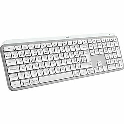 Clavier sans fil Logitech MX Keys S Espagnol Qwerty Blanc